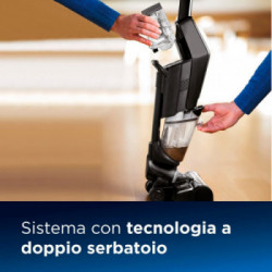 Bissell CrossWave X7 Cordless Pet - Lavapavimenti 3-in-1, Progettato per Case con Animali Domestici