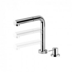 Rubinetterie Magistro 297/2 CR - Miscelatore Cucina, Serie Hitech, Finitura Cromato, SottoFinestra, Abbattibile