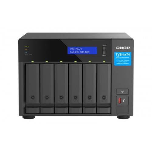 QNAP TVS-H674 NAS Tower Collegamento ethernet...
