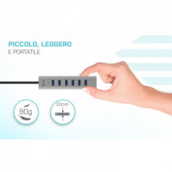 i-tec USB-C Charging Metal HUB 7 Port