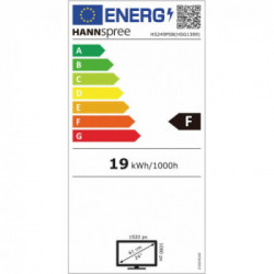 Hannspree HS249PSB LED display 60,5 cm (23.8") 1920 x 1080 Pixel Full HD Grigio