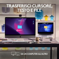 Logitech MX Master 3S for Mac mouse Mano destra Bluetooth Laser 8000 DPI