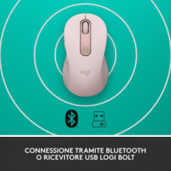 Logitech Signature M650 mouse Mano destra RF senza fili + Bluetooth Ottico 2000 DPI