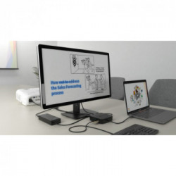 i-tec Thunderbolt 3 Travel Dock Dual 4K Display with Power Delivery 60W + Universal Charger 77 W