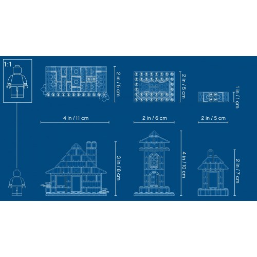 LEGO Classic Mattoncini e case - 11008
