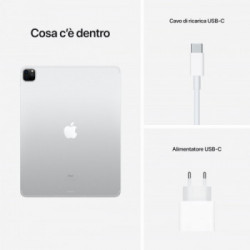 Apple iPad Pro 12.9" con Chip M1 (quinta gen.) Wi-Fi + Cellular 512GB - Argento