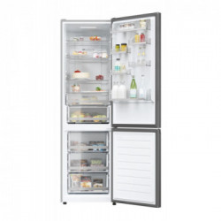 Haier 2D 60 Serie 3 HDW3620DNPK frigorifero con congelatore Libera installazione 377 L D Argento