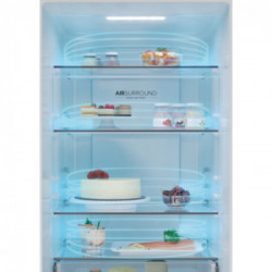 Haier 2D 60 Serie 3 HDW3620DNPK frigorifero con congelatore Libera installazione 377 L D Argento