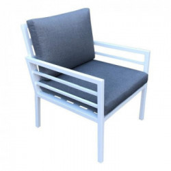 Amicasa Set 2 Poltrone Loren Allum.Bianco