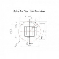 Multibrackets 6126 Supporto per display espositivi 190,5 cm (75") Nero