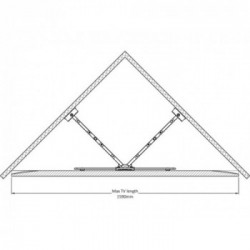 Multibrackets 2623 Supporto per display espositivi 177,8 cm (70") Nero