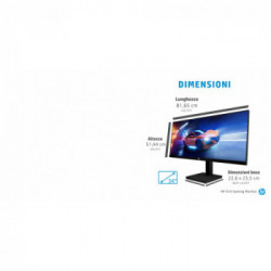 HP X34 WQHD 86,4 cm (34") 3440 x 1440 Pixel Wide Quad HD