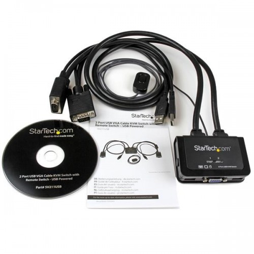 StarTech.com Switch Commutatore KVM USB VGA a 2...