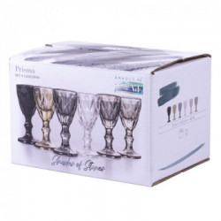 Villa D'Este Home Tivoli 'Prisma Stones', Set 6 liquorini in vetro 45 ml