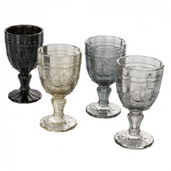 Villa D'Este Home Tivoli 'Syrah Stones', Set 4 calici 265 ml in vetro