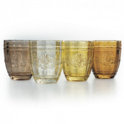 Villa D'Este Home Tivoli 'Syrah Chocolate', Set 4 bicchieri acqua 265 ml
