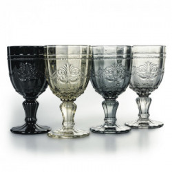 Villa D'Este Home Tivoli 'Syrah Stones', Set 4 calici 265 ml in vetro