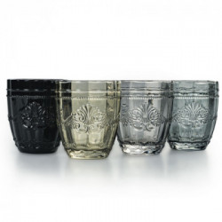 Villa D'Este Home Tivoli 'Syrah Stones', Set 4 Bicchieri acqua 265 ml