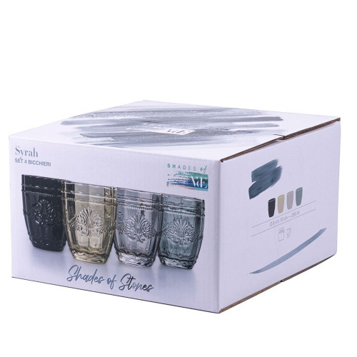 Villa D'Este Home Tivoli 'Syrah Stones', Set 4...