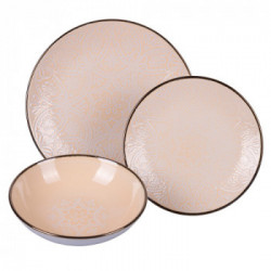 Villa D'Este Home Tivoli 'Baku Sunset', Servizio piatti 12 pezzi in gres