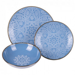 Villa D'Este Home Tivoli 'Baku Ocean', Servizio piatti 12 pezzi in gres 