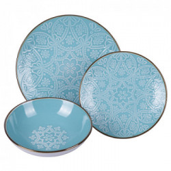Villa D'Este Home Tivoli 'Baku Ocean', Servizio piatti 12 pezzi in gres 