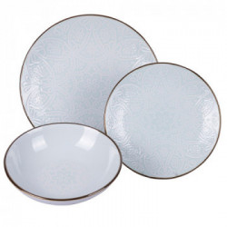 Villa D'Este Home Tivoli 'Baku Ocean', Servizio piatti 12 pezzi in gres 