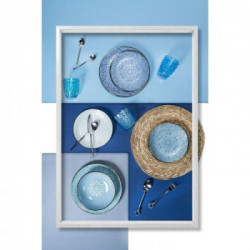 Villa D'Este Home Tivoli 'Baku Ocean', Servizio piatti 12 pezzi in gres 