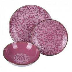 Villa D'Este Home Tivoli 'Baku Provence', Servizio piatti 12 pezzi in gres 