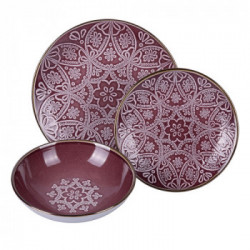 Villa D'Este Home Tivoli 'Baku Provence', Servizio piatti 12 pezzi in gres 