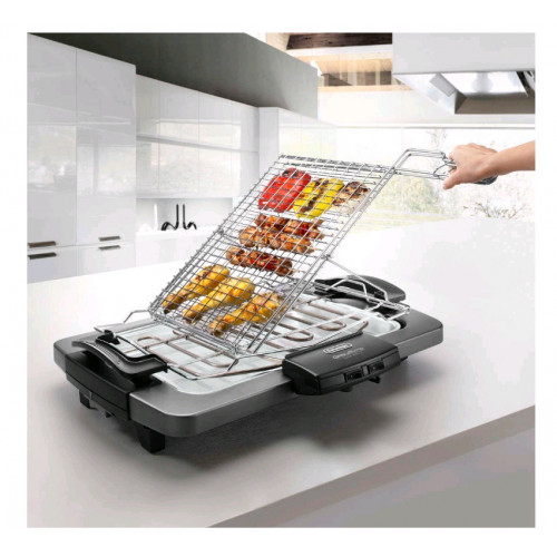 De Longhi BQ80.X - Barbecue Elettrico, 2450 W,...