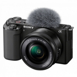 Sony α Alpha ZV-E10L - Mirrorless Vlog ad ottiche intercambiabili, sensore APS-C e obiettivo Power Zoom 16-50mm f / 3.5-5.6