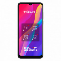 TCL 30E 16,6 cm (6.52") Doppia SIM Android 12 4G USB tipo-C 3 GB 64 GB 5000 mAh Grigio