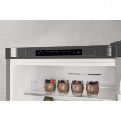 Whirlpool W7X 83A OX - Frigorifero Combinato da Libera Installazione, NoFrost, 335 Litri, Classe D, Acciaio Inox