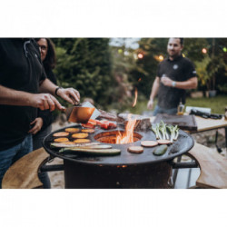 Moesta BBQ-Disk piastra in ghisa - regolabile in altezza – 10658