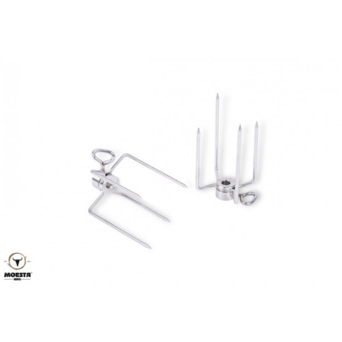 Moesta Set forchette ferma carne per Girarrosto...