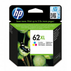 HP 62XL Originale Ciano, Magenta, Giallo