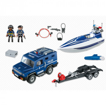 Playmobil Police Truck with... 2