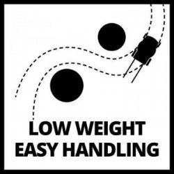 Einhell 3413157 Tagliaerba a batteria GE-CM 18/30 Li SOLO 