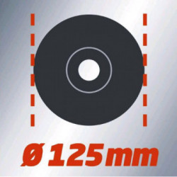 Einhell TE-AG 125 CE - Smerigliatrice, 1100W