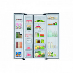 Samsung RS66A8101SL/EF - Frigorifero Side by Side, No Frost, 409 Litri, Twin Cooling Plus, Classe E