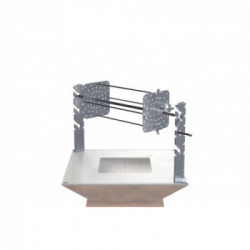 Vulcanus - Set Girarrostro con 4 Spiedi Pro730