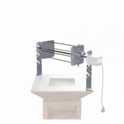 Vulcanus - Set Girarrostro con 4 Spiedi Pro730