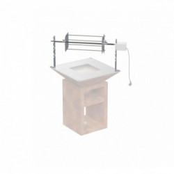 Vulcanus - Set Girarrostro con 4 Spiedi Pro730