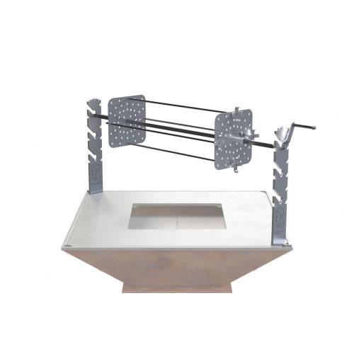 Vulcanus - Set Girarrostro con 4 Spiedi Pro910