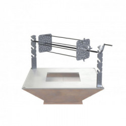 Vulcanus - Set Girarrostro con 4 Spiedi Pro910