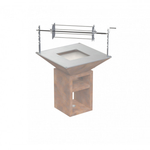 Vulcanus - Set Girarrostro con 4 Spiedi Pro910