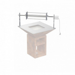 Vulcanus - Set Girarrostro con 4 Spiedi Pro910