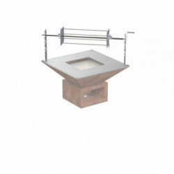 Vulcanus - Set Girarrostro con 4 Spiedi Pro910