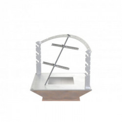 Vulcanus - Spiedo a Croce per Asado Pro730